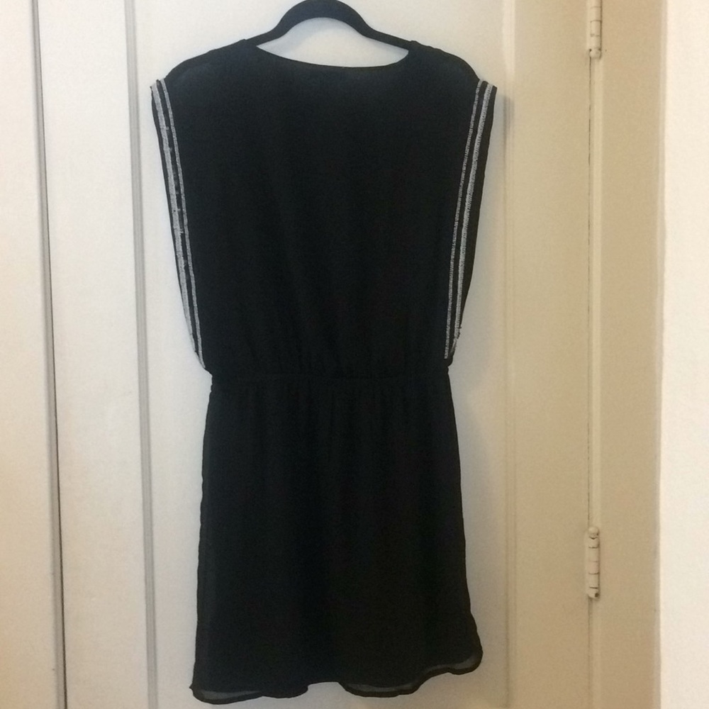 Black Beaded H&M Mini Dress